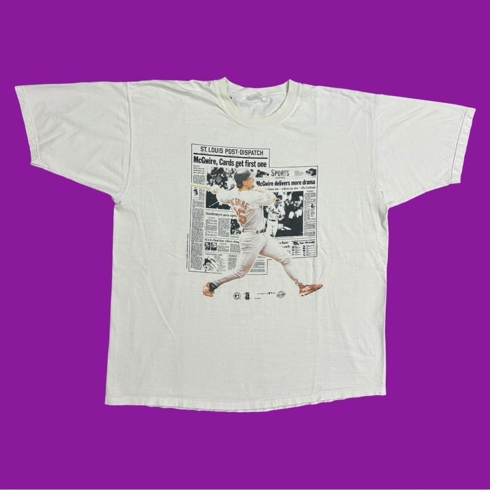 90s Mark McGwire “Quest for 62” Home Run Record Tee